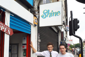 shine-manager-angus-barry-and-shine-officer-kevin-farrell-copy.jpg - Creating the Shine Cafe, Turnpike Lane