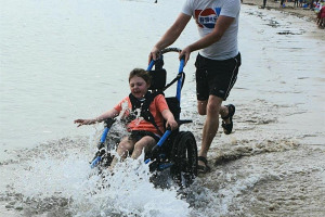 splash.jpg - Beach Wheelchairs for Cullercoats