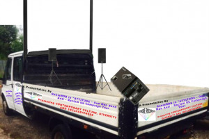 tour-van-side-and-back-view-with-projector-and-projector-screen-and.jpg - One Man Anti – Racism Campaign UK Tour