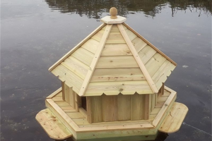 duck-house.png - New Floating Duck House - Lindfield Pond