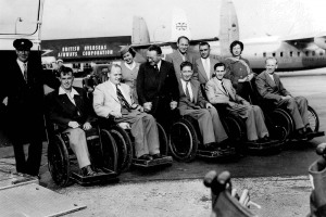 bw-115-boac-passengers.jpg - Paralympic Heritage learning tools