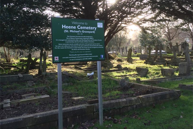 Conservation Progress at Heene Cemetery