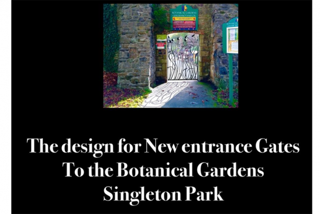 Gateway to Swansea Botanical Gardens