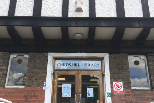 Community space at Childs Hill Library