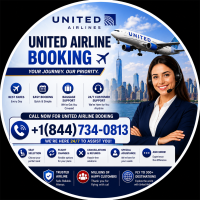 ✈️United Airline Booking Number📞(844)734-0813 avatar image