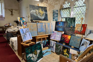 Art & Craft exhibition at All Saints Church, Goulceby