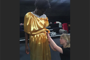 Costume Fitting of A Soldier's Woman at Cockpit Theatre