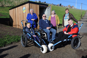 Official opening of Roker Beach Access site at Roker Beach, Sunderland