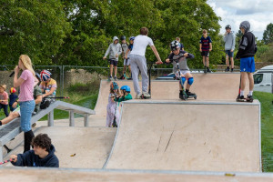 Official Skate Park opening at Walnut Tree Field, Fairford