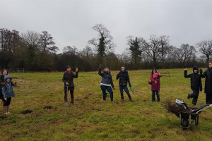 Tree Planting Day at Woodland WOOM project at Woodland WOOM, Chelmsford