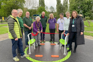 Opening of Inclusive Roundabout at Congleton Park
