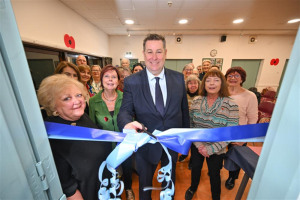 Ribbon Cutting Ceremony by Leader of Hammersmith and Fulham Council at GNC Hammersmith