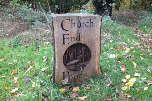 carved-oak-sign.jpg - Oakwood Pond Restoration
