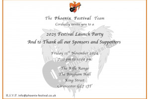 Phoenix 2025 launch party at Bingham Hall, Cirencester