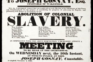 abolitionist-promoting-poster-1830-wakefield.jpg - Slavery Abolishment Memorial