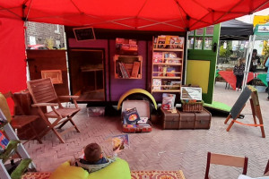boy-reading-on-beanbag.jpg - The Lost Luggage Library: Creativity without walls
