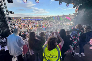 FlakeFest 2025. Fleetwood Music Festival at Flakefleet Primary School Playing Fields