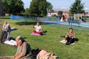 Ladies Giddha in Jubilee Park, Southall 