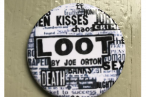 loot-badge.jpg - Joe Orton Statue 