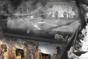 Salt making at the Salt Works - Marston