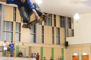 SkateboardPic.jpg - New ramps for the EYE skatepark!