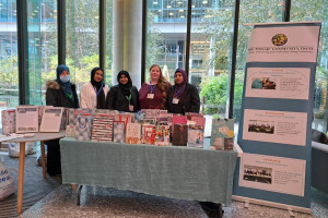 Environmental awareness stall at Kingdom Street, London
