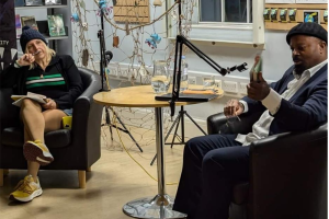 02-nov-ben-okri-sarah.jpg - Help fund Medway River Lit 2025