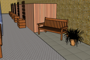 minster-surgery-therapy-garden-7.png - Accessible path for our Therapy Garden
