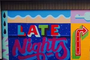 lana-hughes-late-nights-mural-toowoomba-australia.jpg - Vibrant Mural -Tottenham Marshes Bridge 