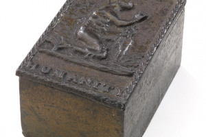 iron-tobacco-box-possibly-made-in-coalbrookdale-cast-with-humanity-on-the-lid-see-zba-2480-for-a-similar-lid-the-image-is-derived-from-the-famous-wedgwood.jpg - Slavery Abolishment Memorial