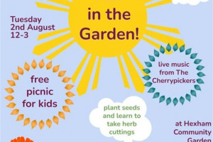 Fun in the Garden at Hexham Community Garden