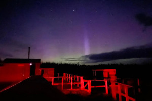 aurora.jpg - Kielder Observatory Wind Turbine