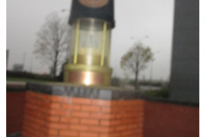 img-0702.jpg - Baddesley Ensor Mining Memorial Lamp 