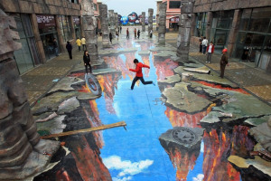 street-chalk-art-optical-illusion-6.jpg - Neat Streets