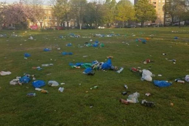 Clapham Common: more recycling!