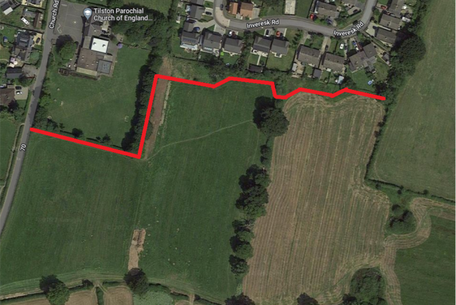 A safer footpath route to Tilston School