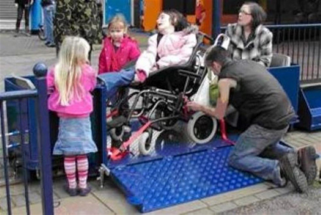 Wheelchair Coach for Miniature Railway 
