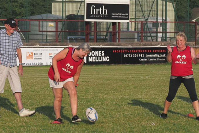 🏉 Inclusive Walking Touch Rugby for Wellbeing 