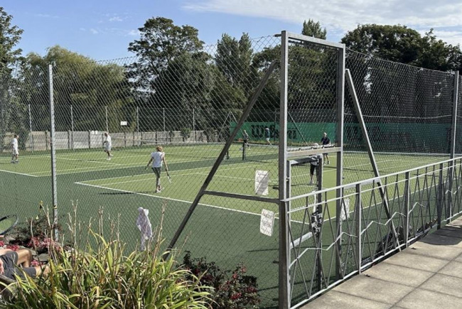 Poulton St Chads court lighting system