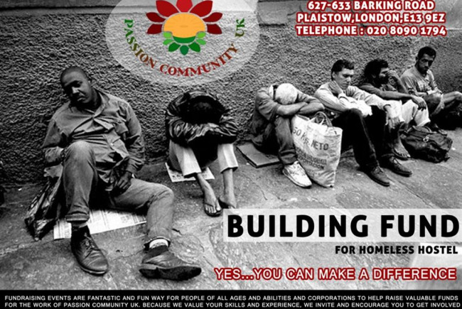 PassionCommunity UK URGENT Building Need