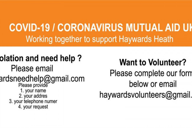 Haywards Heath Covid-19 Mutual Aid