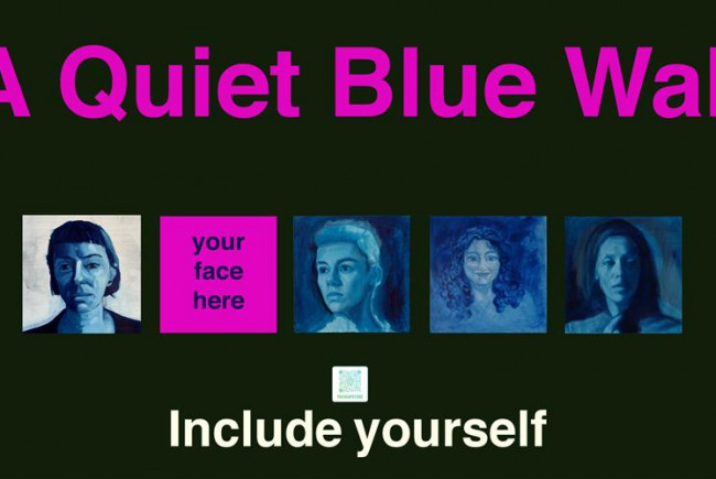 A Quiet Blue Wall
