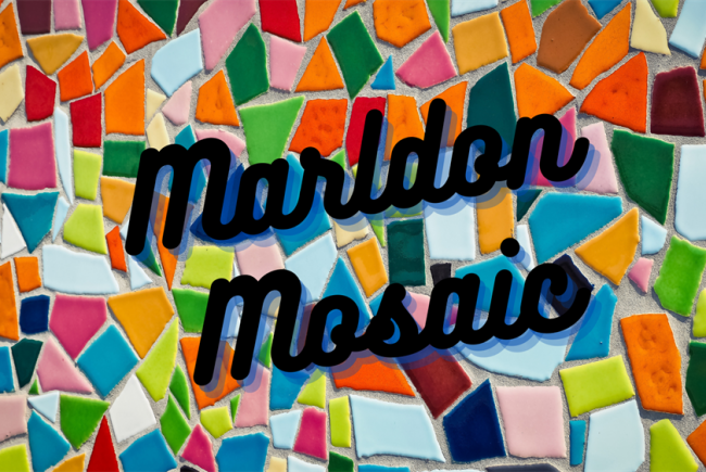 Marldon Mosaic for the Platinum Jubilee 