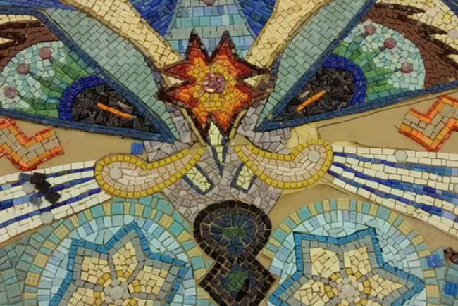 The Willesden Green Cat Walk Mosaic