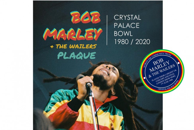 Bob Marley Plaque at Crystal Palace Bowl