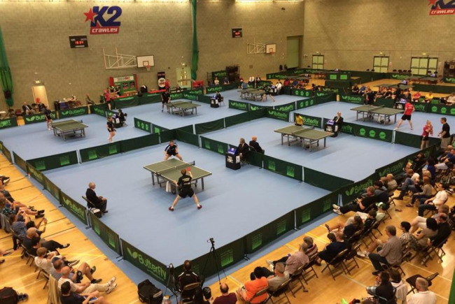 UK Top 8 male Table Tennis invitational