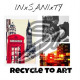 Recycling trash to art
