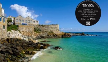 A Plaque for Troika Ceramics, St Ives   