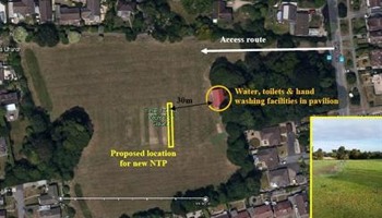 Non-turf cricket pitch equipment