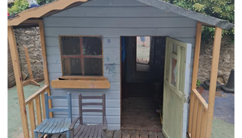 New Sensory Shed at Charlbury Pre-School